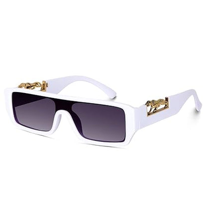 Uni-Sex Leapord - Uni-Sex Rectangular Sunglasses