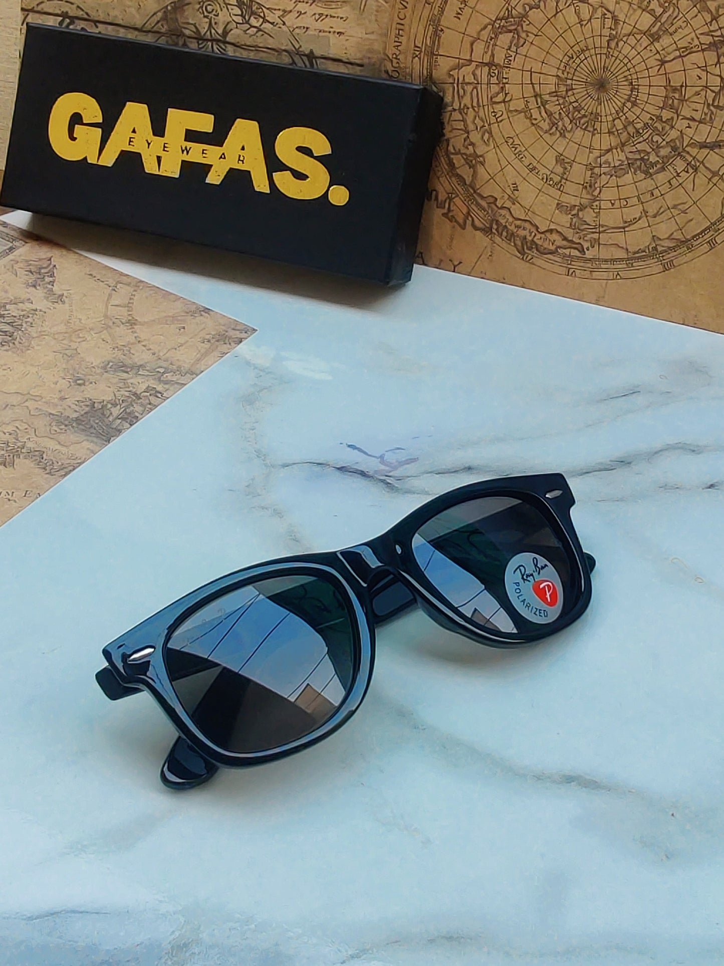 Uni-Sex Rayban Wayfare Sunglasses - Black