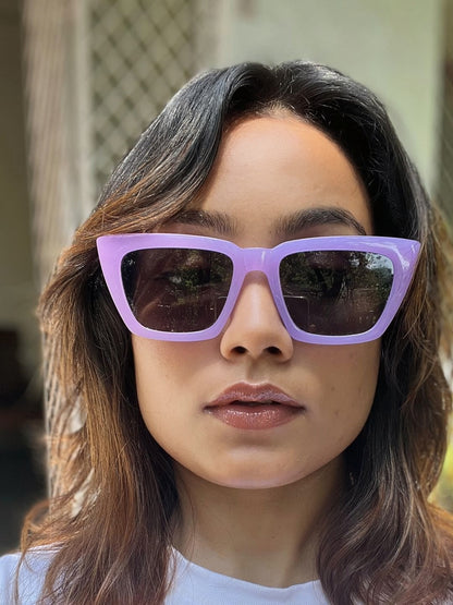 Uni-Sex Kite Purple Sunglasses